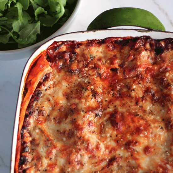 Spicy Sausage & Kale Lasagne