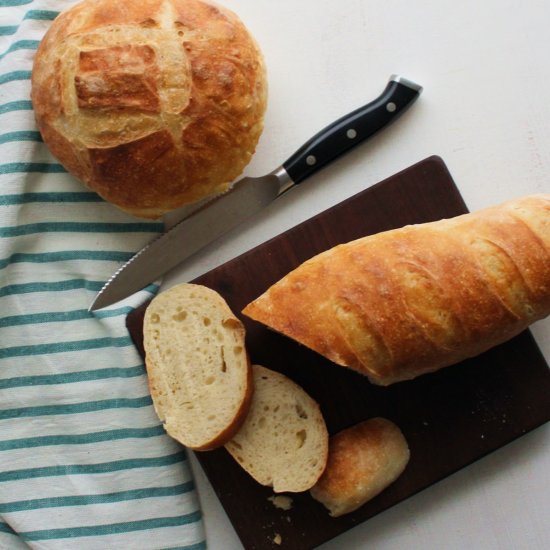 No knead bread