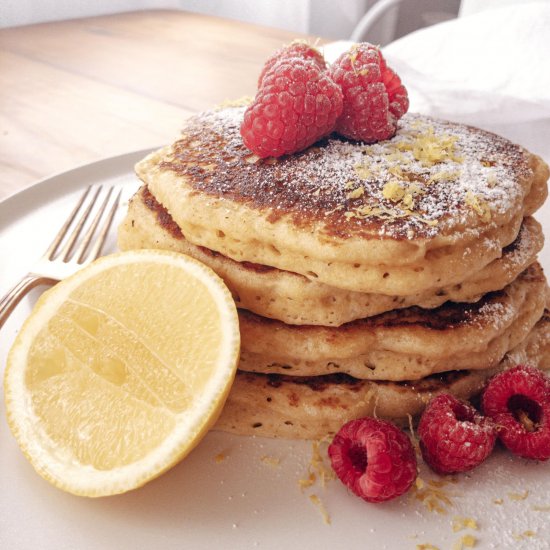 RICOTTA SPELT PANCAKES