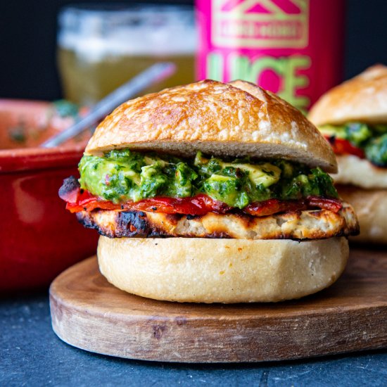 Grilled halloumi Sliders