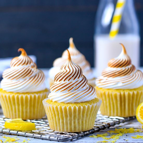 Gluten-Free Lemon Meringue Cupcakes