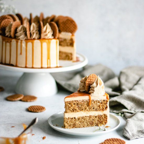 Stroopwafel Caramel Cake