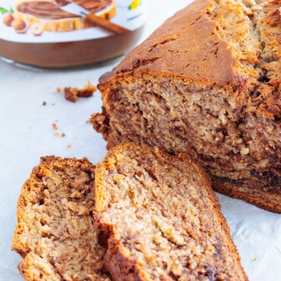 Nutella Banana Bread