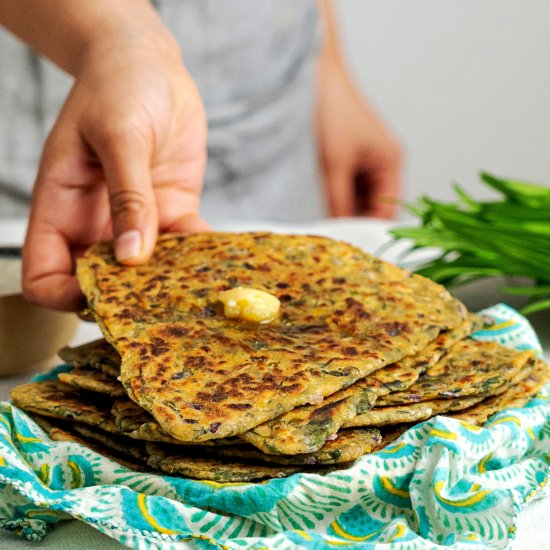 Wild Garlic Paranthas