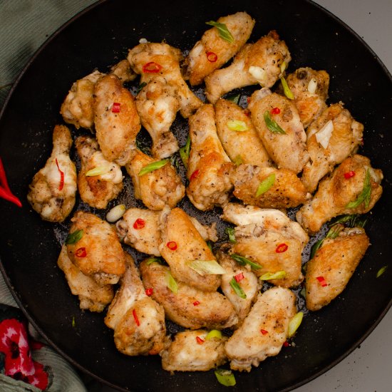 Salt and Pepper Chicken Wings