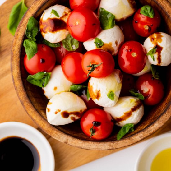 Cherry Tomato Caprese Salad