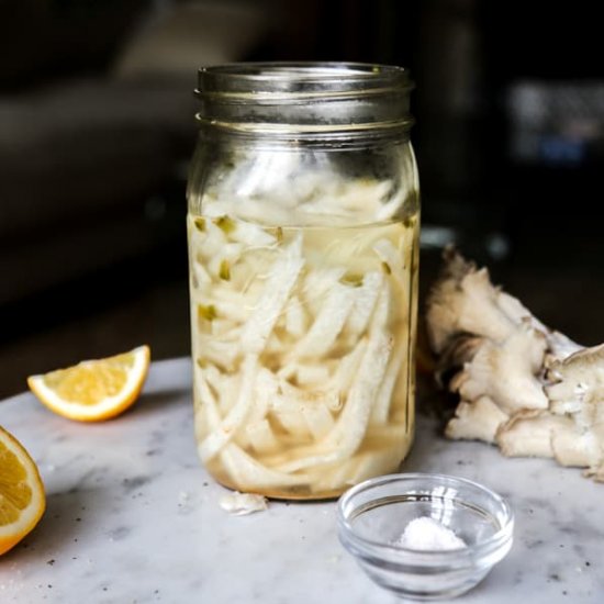 Pickled Jicama with Jalapeno Lime