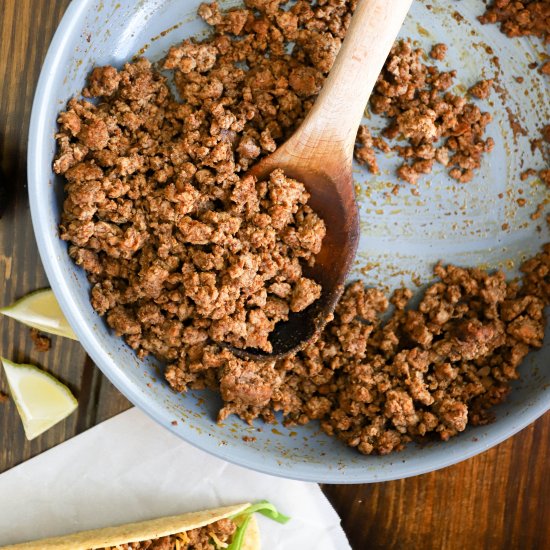 Mexican Ground Beef for Tacos