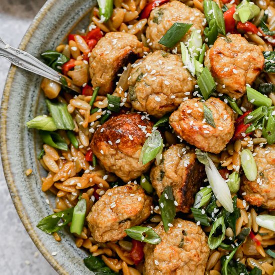 Asian Chicken Meatballs