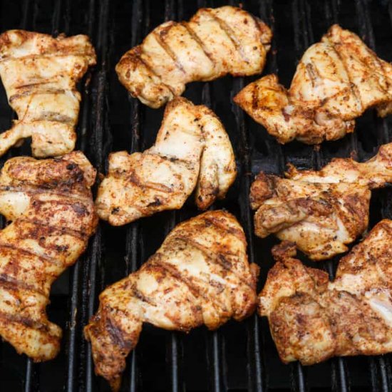 Healthy BBQ Chicken Thighs