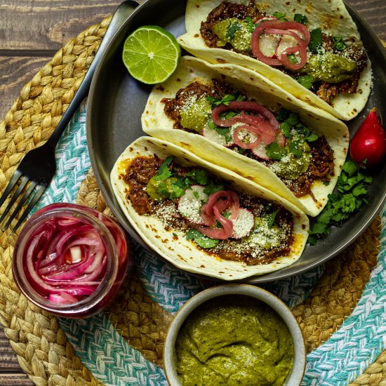 Slow Cooker Shredded Beef Tacos