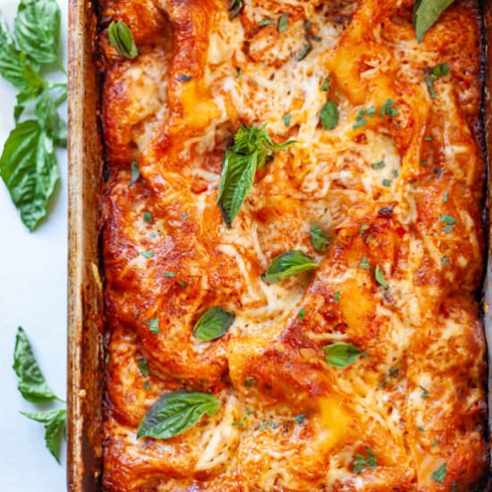 My Favorite Cheesy Lasagna