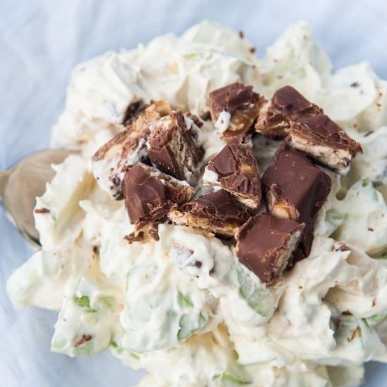 5 Ingredient Apple Snickers Salad