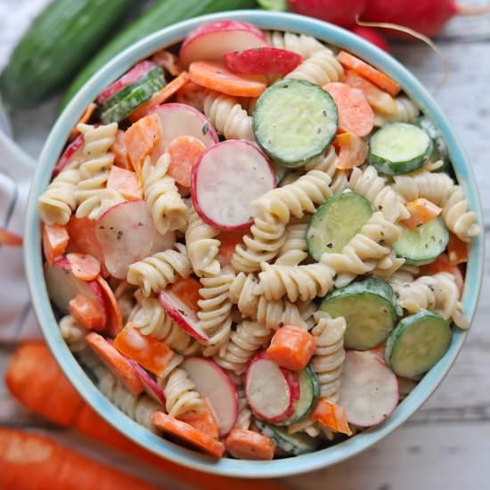 Vegan pasta salad