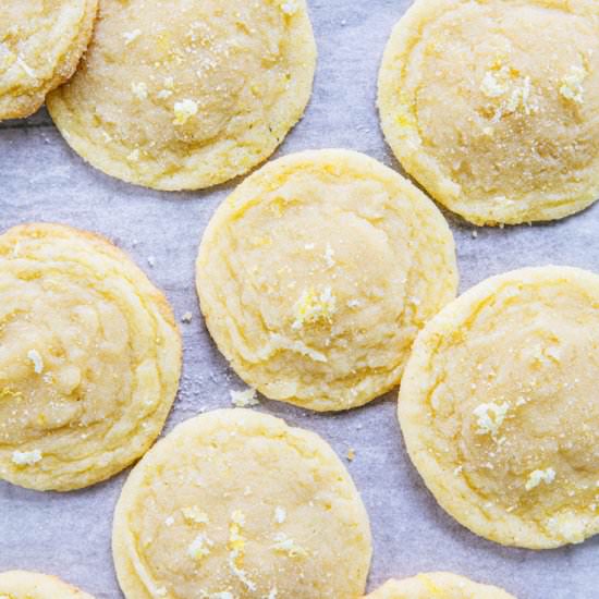 Chewy Lemon Sugar Cookies