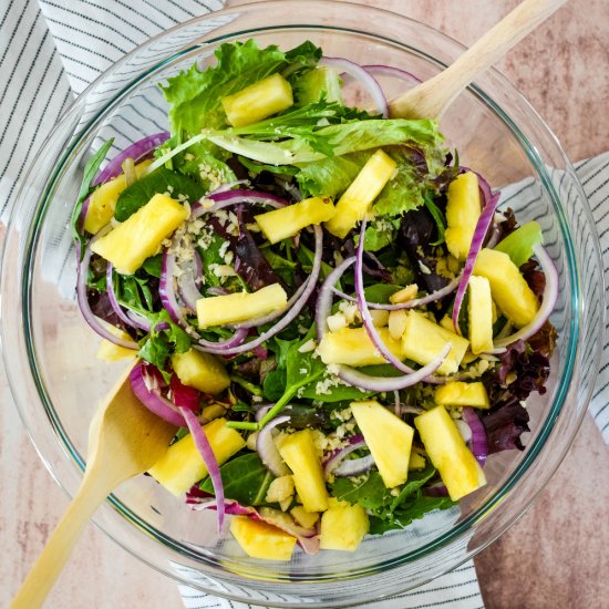 Pineapple Red Onion Salad