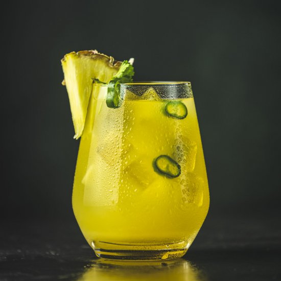 Spicy Pineapple Jalapeno Margarita