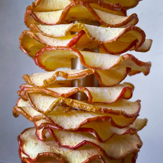 How to make dried apple rings