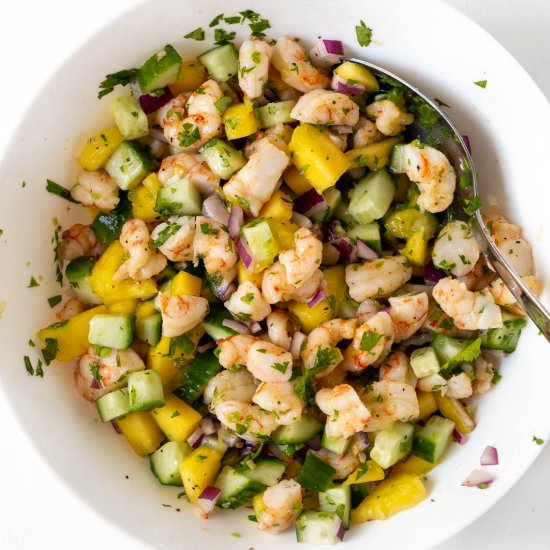 Mango Shrimp Salsa