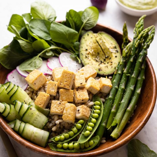 Vegan Spring Grain Bowl