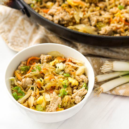 Keto Egg Roll in a Bowl