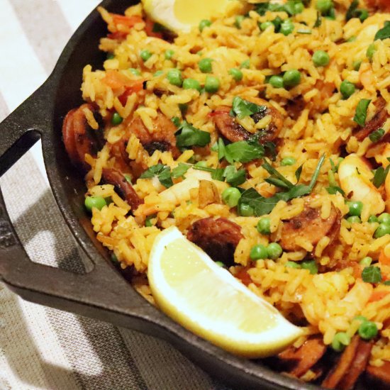 Cast Iron Spanish Paella