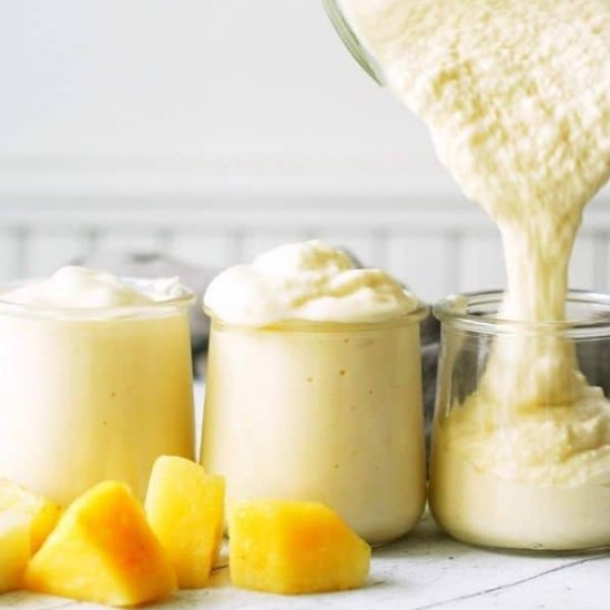 Dairy Free Pineapple Smoothie