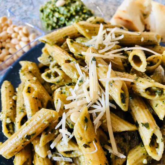 Homemade Pesto Pasta