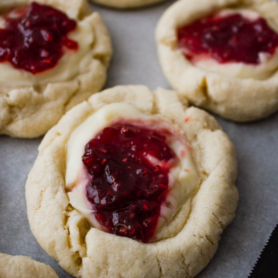 Cream Cheese Thumbprint Cookies