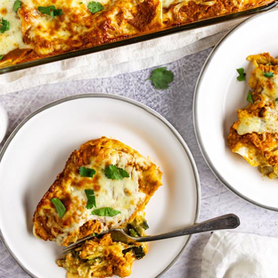 Chile Relleno Enchiladas