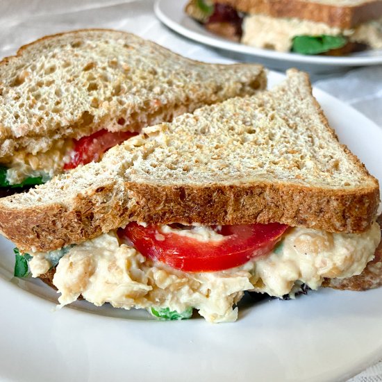 Smashed Chickpea Salad