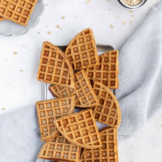 Easy Oat Flour Waffles