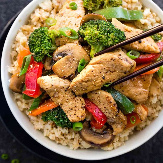 Chicken Stir-Fry Whole30 Friendly