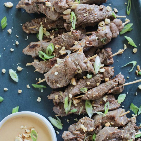 Asian Style Beef Brochettes