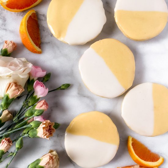 Orange and White Cookies