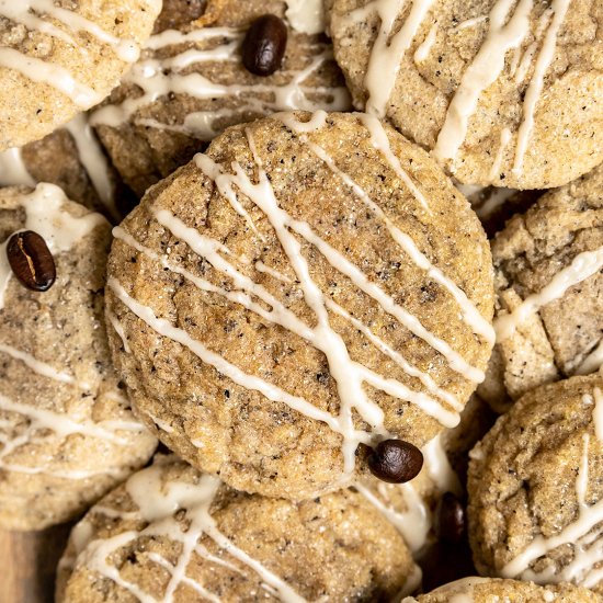 Vegan Coffee Sugar Cookies