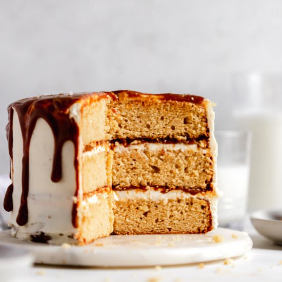 Brown Butter Dulce de Leche Cake