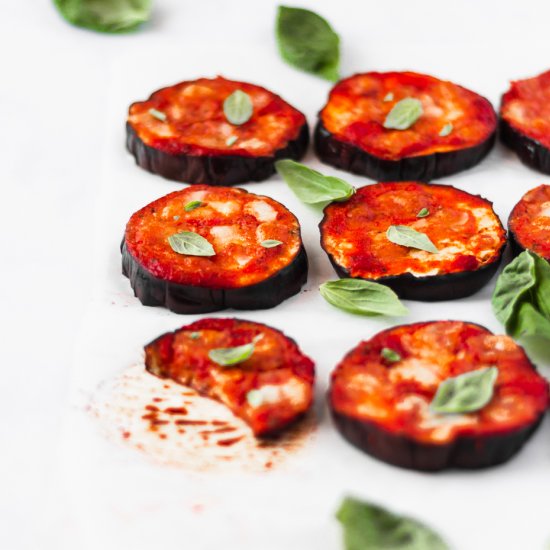 eggplant pizzas