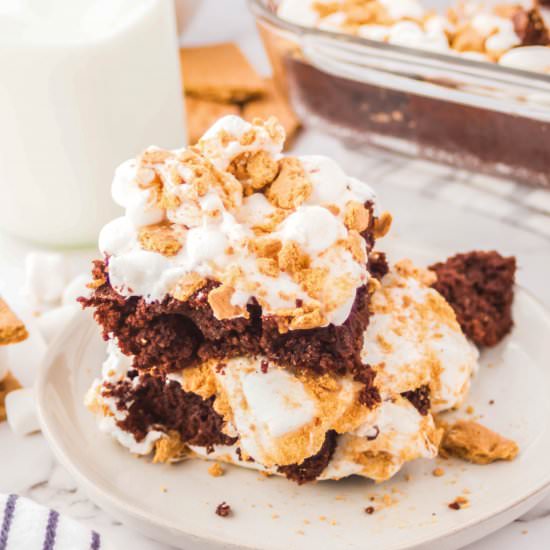 Easy S’mores Brownies