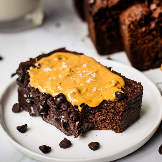 Healthy Chocolate Banana Bread