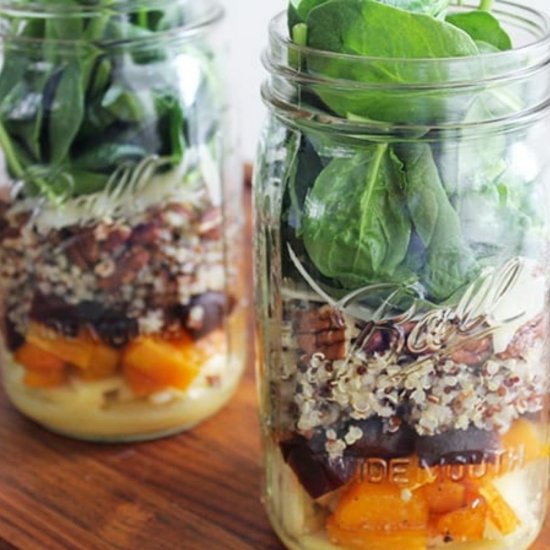 Butternut Squash & Quinoa Mason Jar