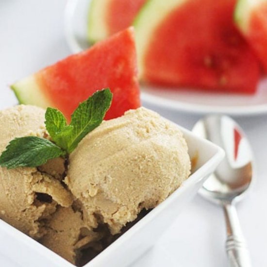 Watermelon Mint Ice Cream