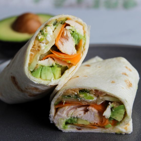 Mediterranean Chicken Wrap