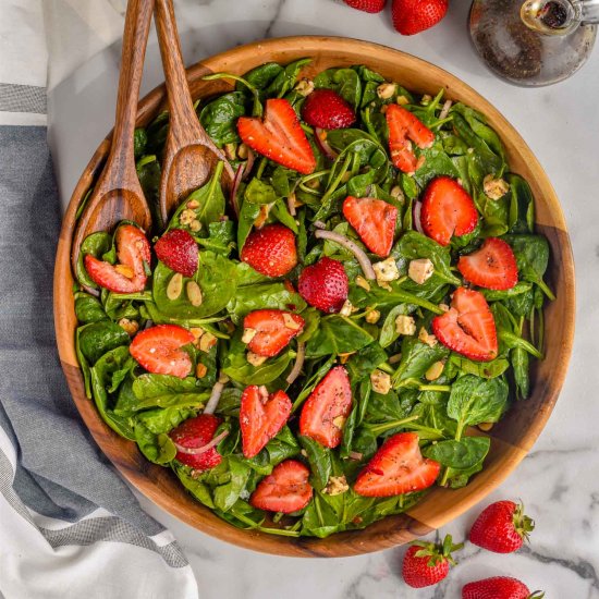 Strawberry Spinach Salad