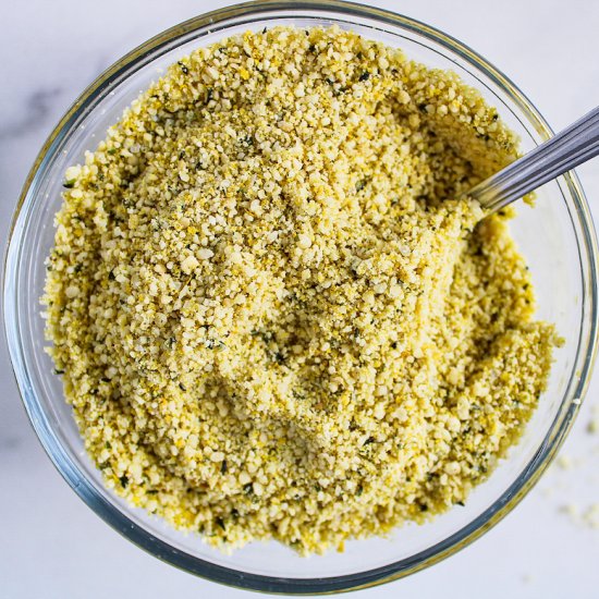 5-Minute Vegan Parmesan Cheese