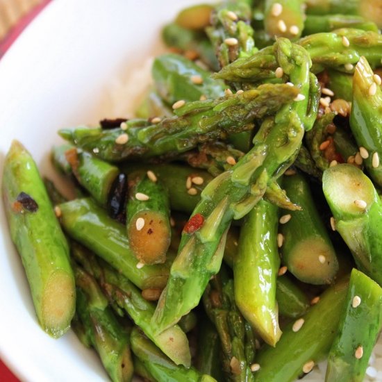 Asparagus with Chinese Black Beans