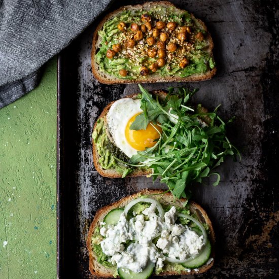 Avocado toast with a twist