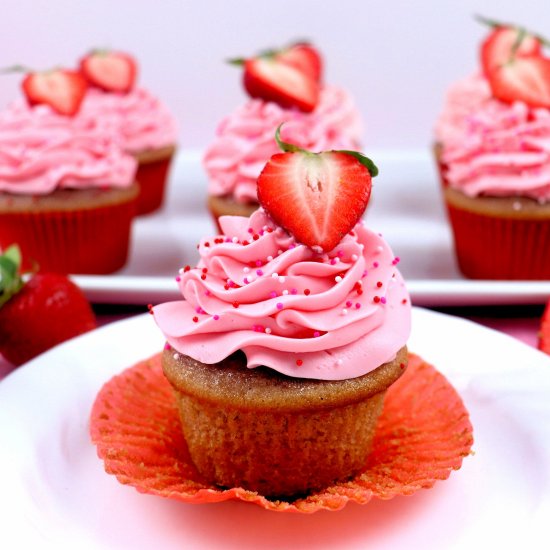 Strawberry Cupcakes