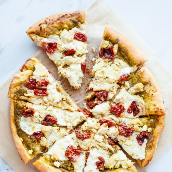 Pesto Chicken Pizza