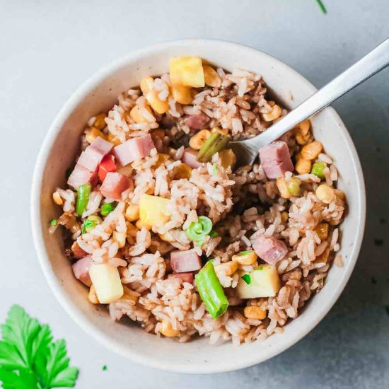 Hawaiian Pineapple Fried Rice